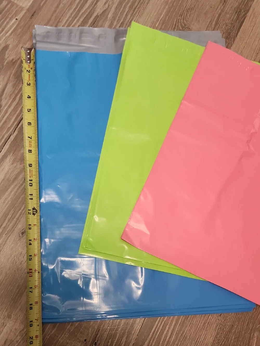 🩷💚💙Polymailer Bundle Set Of 20 : 10 Of Each Size: 14×19 & 12×15